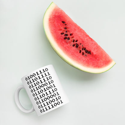 "Nonbinary" in binary - Mug