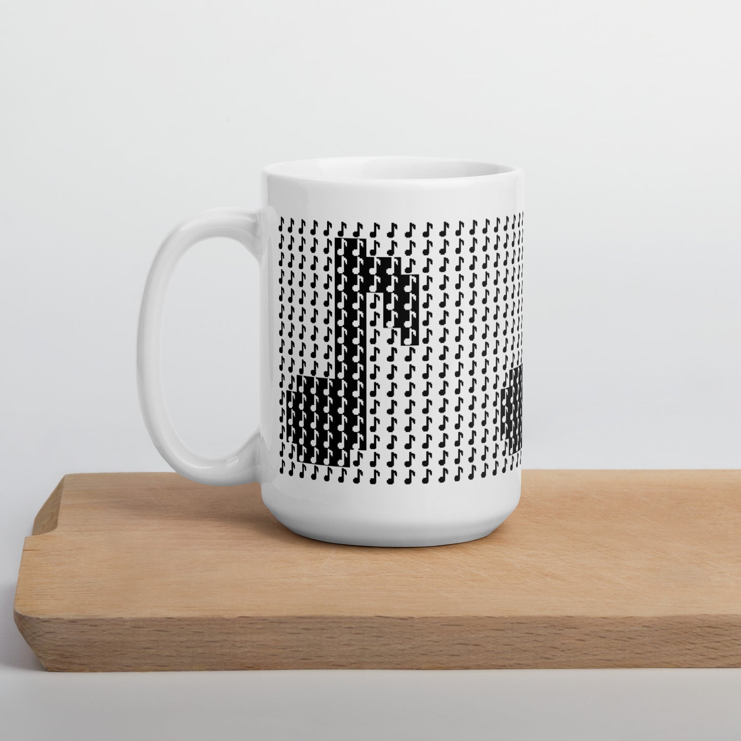 8bit Note Mosaic - Mug (B)