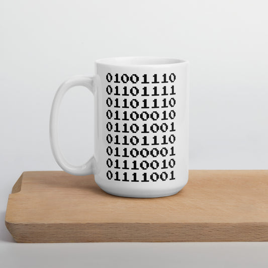 "Nonbinary" in binary - Mug