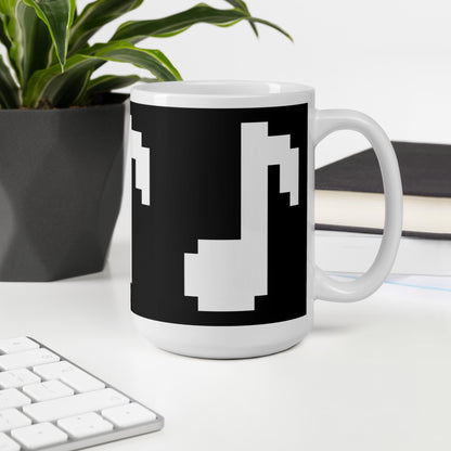 8bit note - Mug (W)