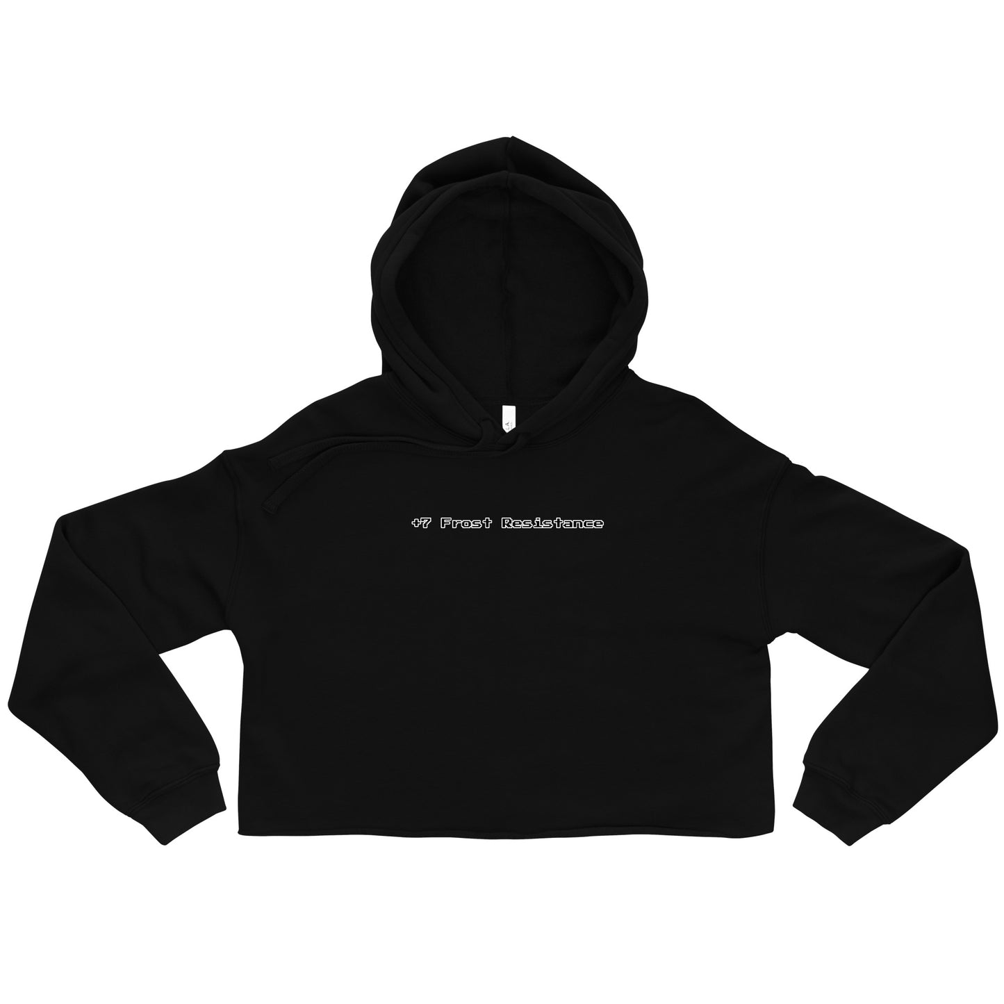 +7 frost resistance - Crop Hoodie (B)