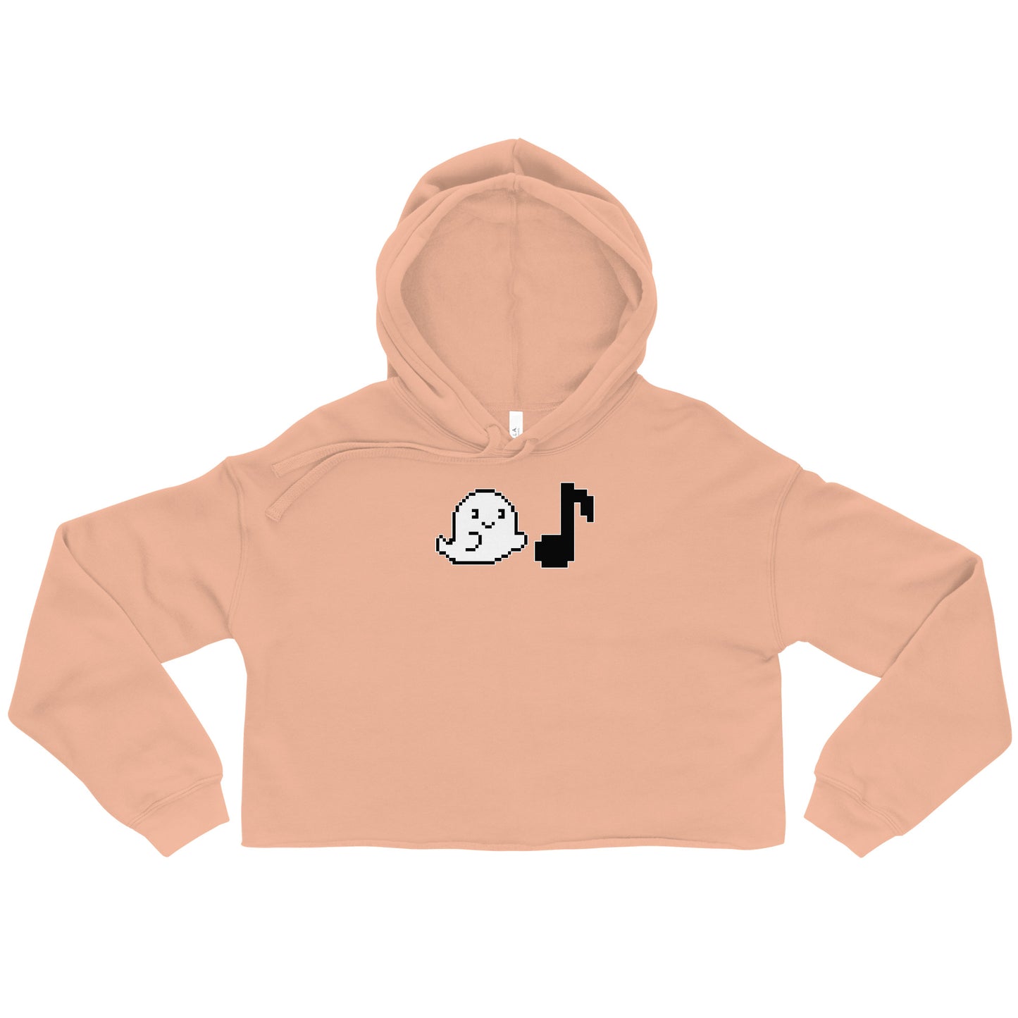 Ghost note - Crop Hoodie