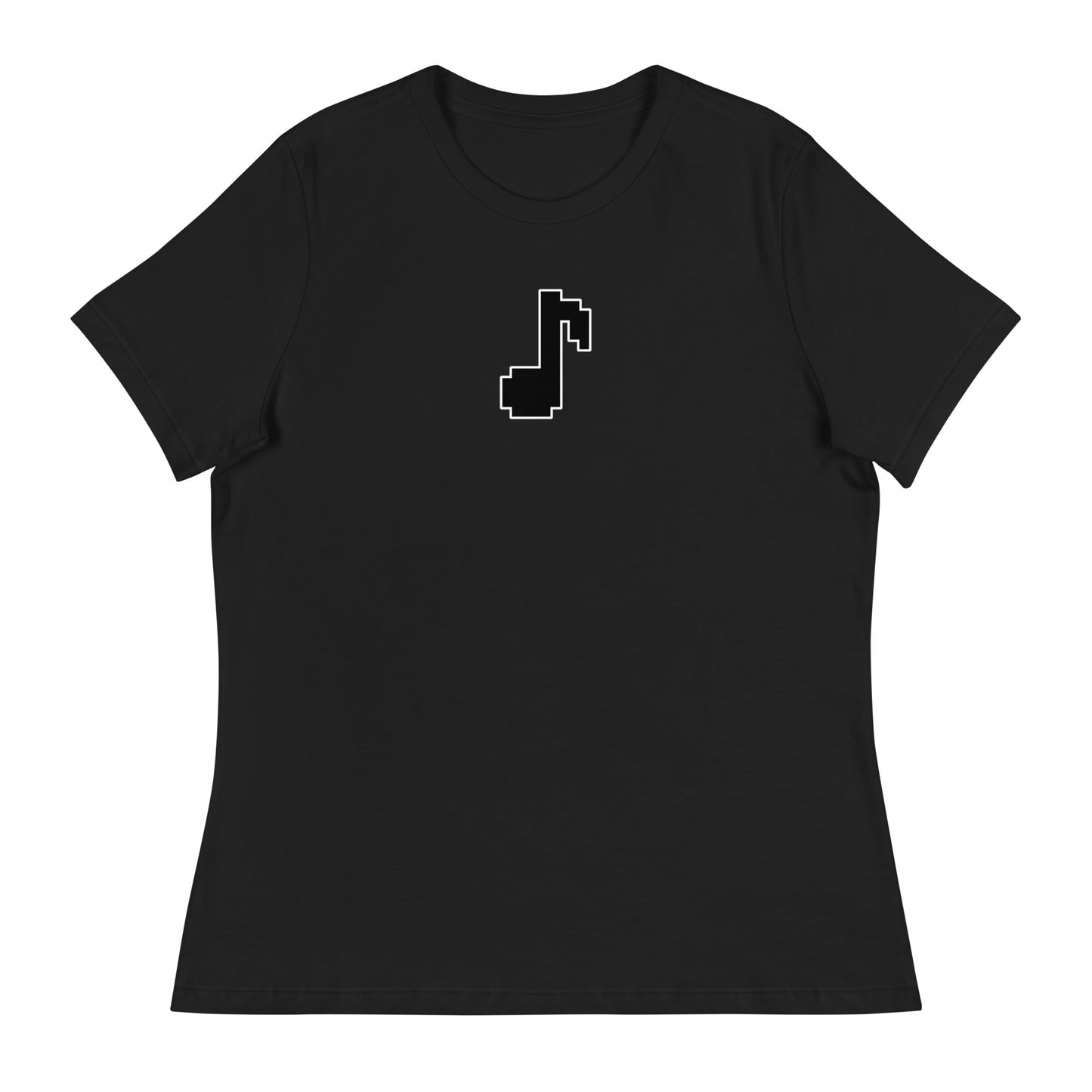 8bit note - Contoured, Relaxed T-Shirt (B)