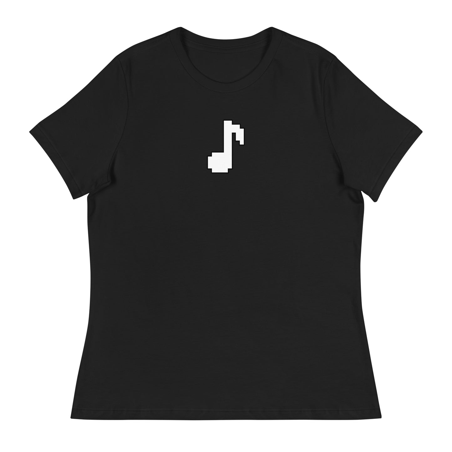 8bit note - Contoured, Relaxed T-Shirt (W)