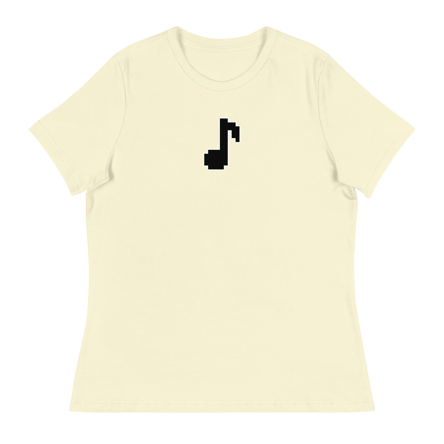 8bit note - Contoured, Relaxed T-Shirt (B)