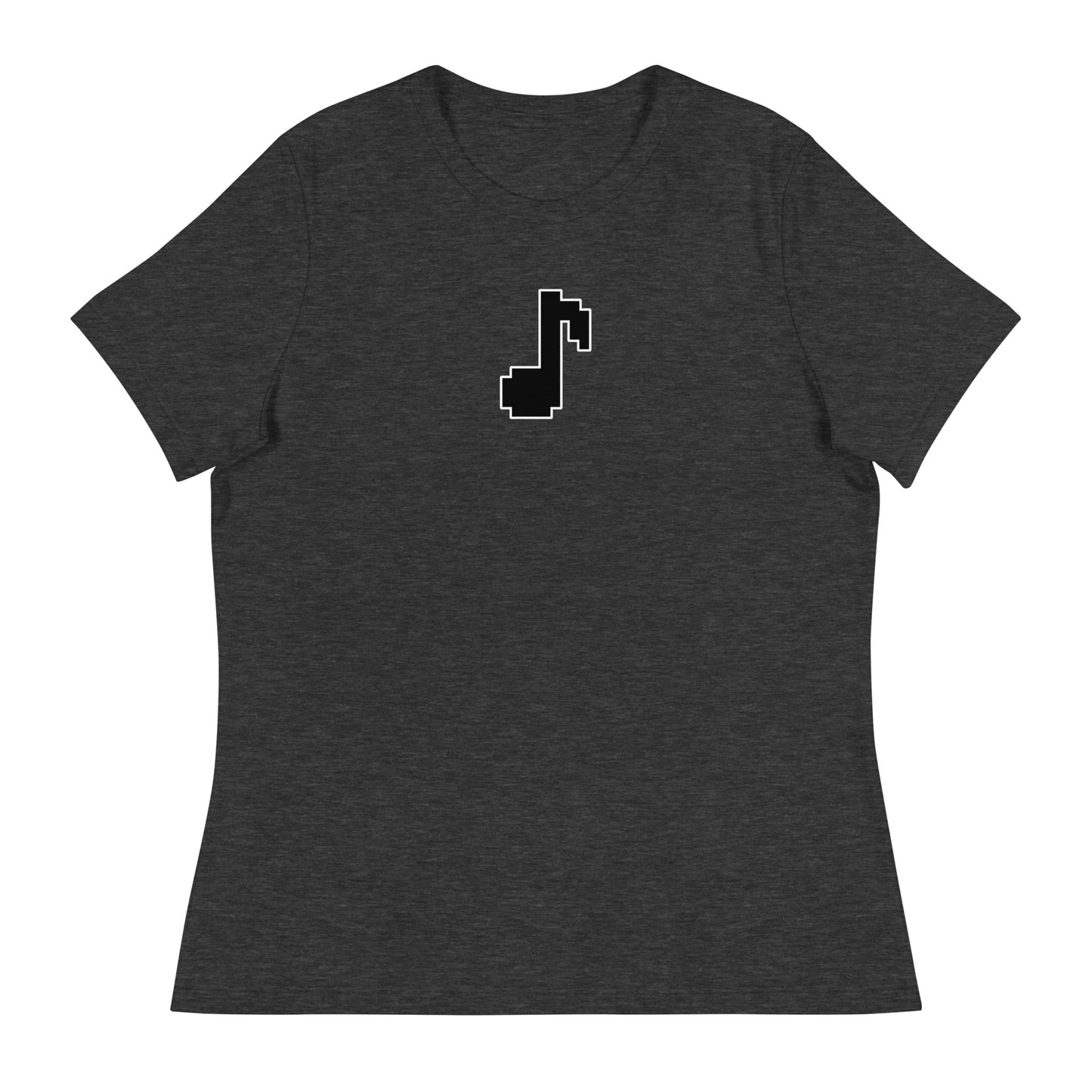 8bit note - Contoured, Relaxed T-Shirt (B)