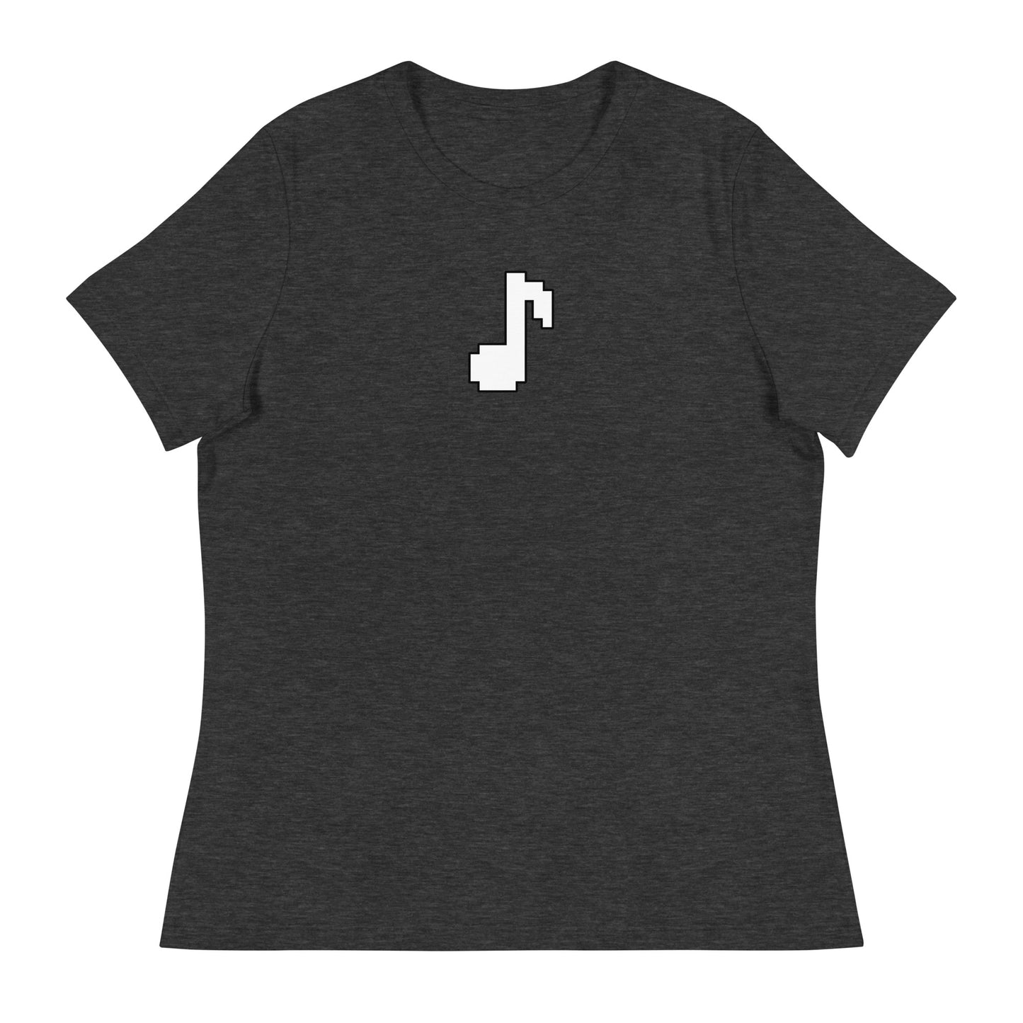 8bit note - Contoured, Relaxed T-Shirt (W)