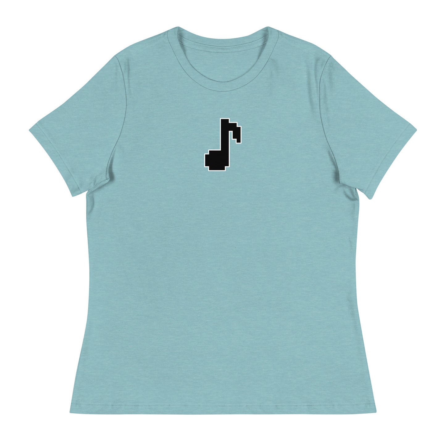 8bit note - Contoured, Relaxed T-Shirt (B)