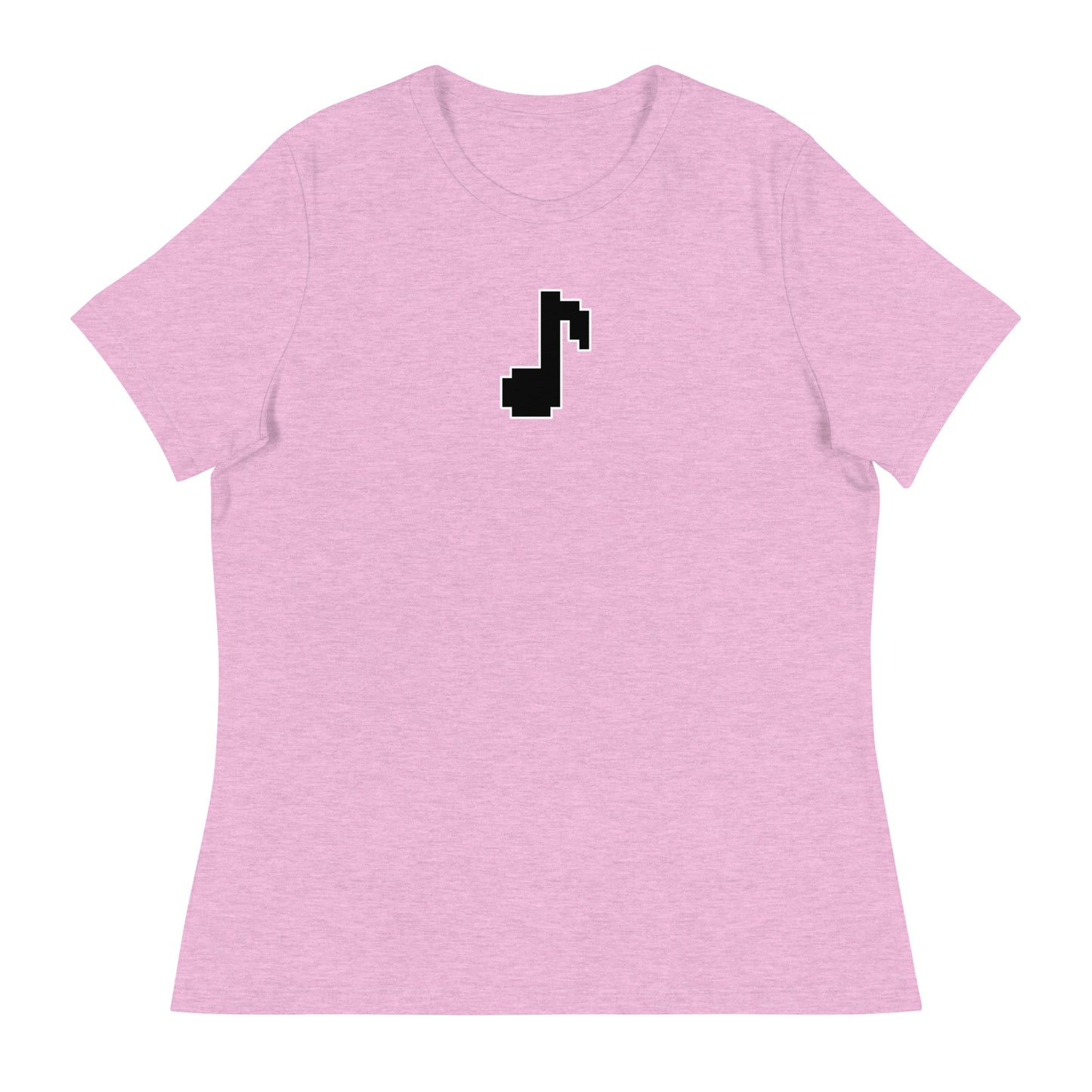 8bit note - Contoured, Relaxed T-Shirt (B)