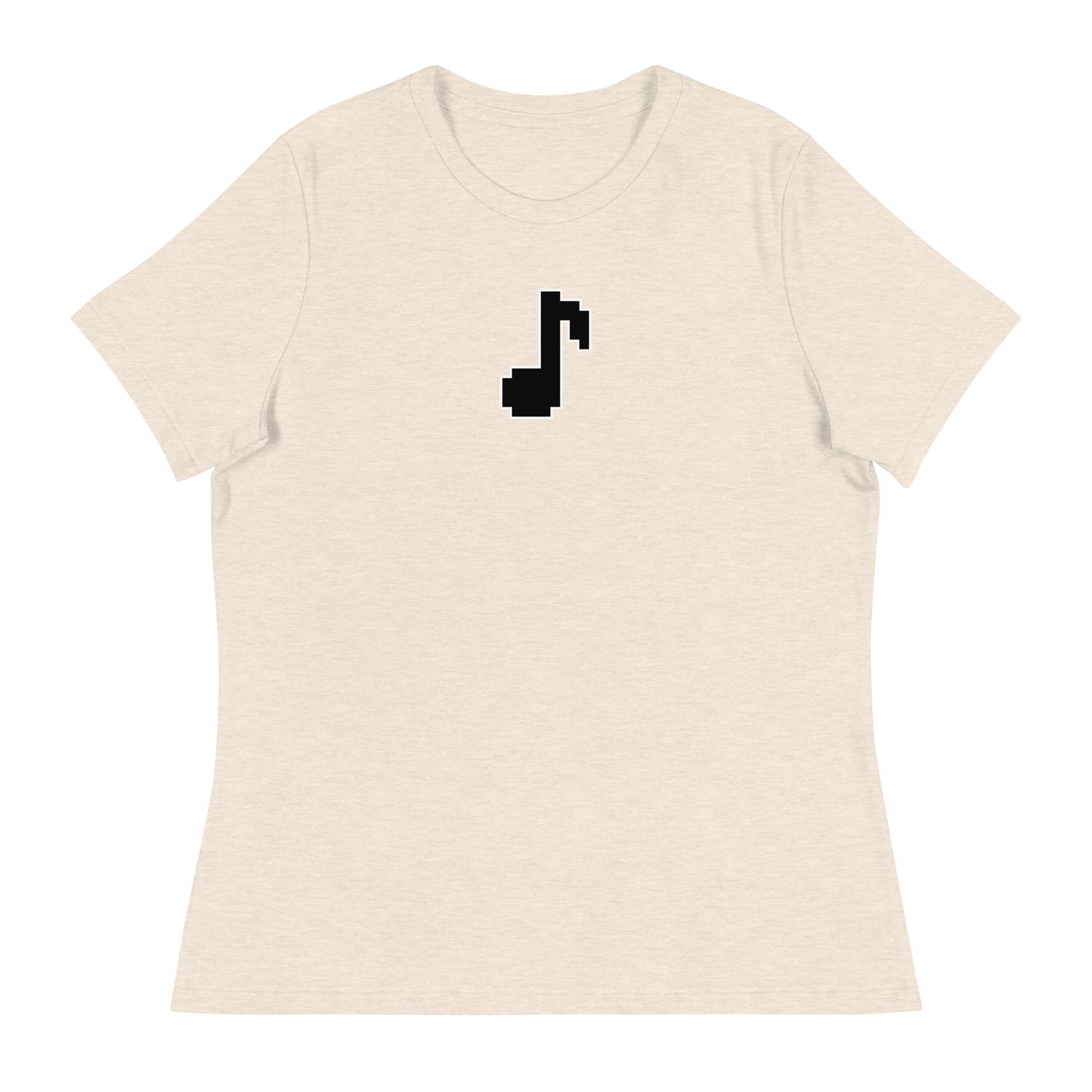 8bit note - Contoured, Relaxed T-Shirt (B)