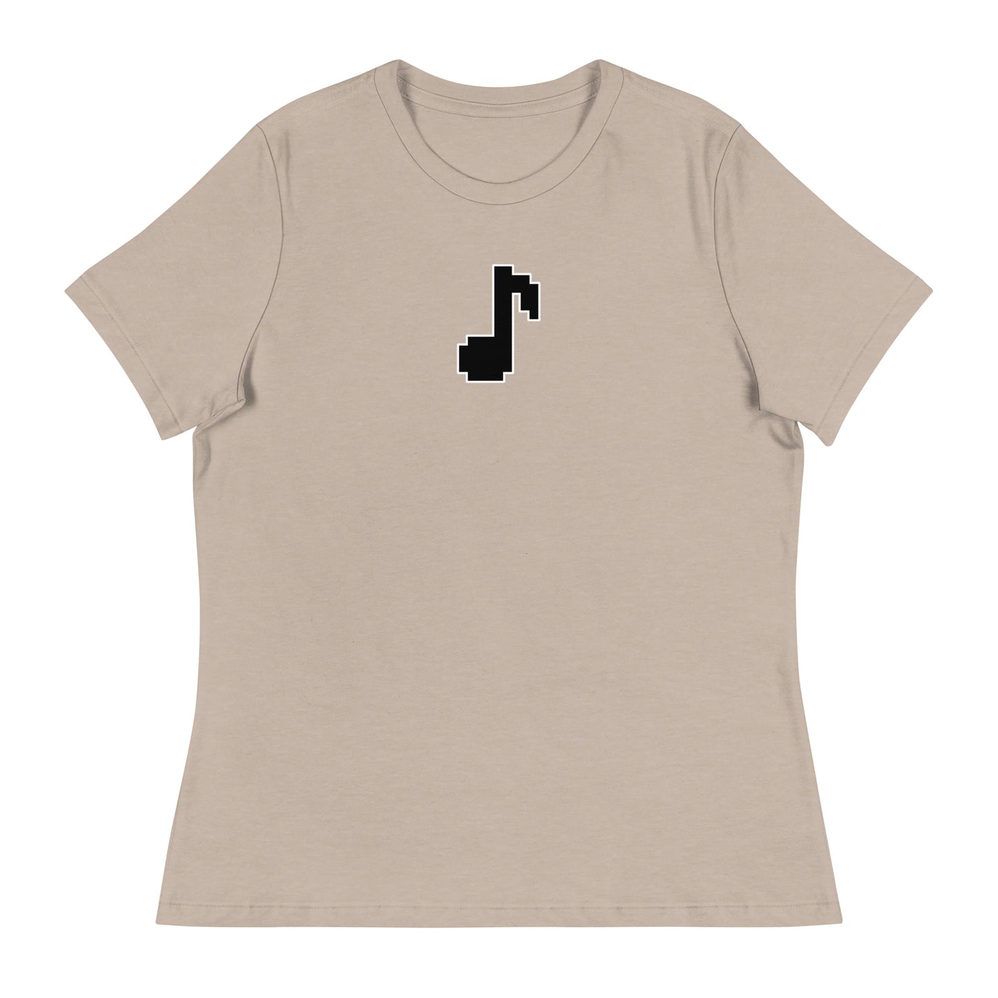 8bit note - Contoured, Relaxed T-Shirt (B)