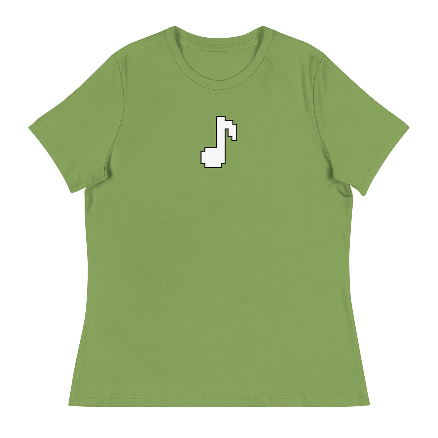 8bit note - Contoured, Relaxed T-Shirt (W)