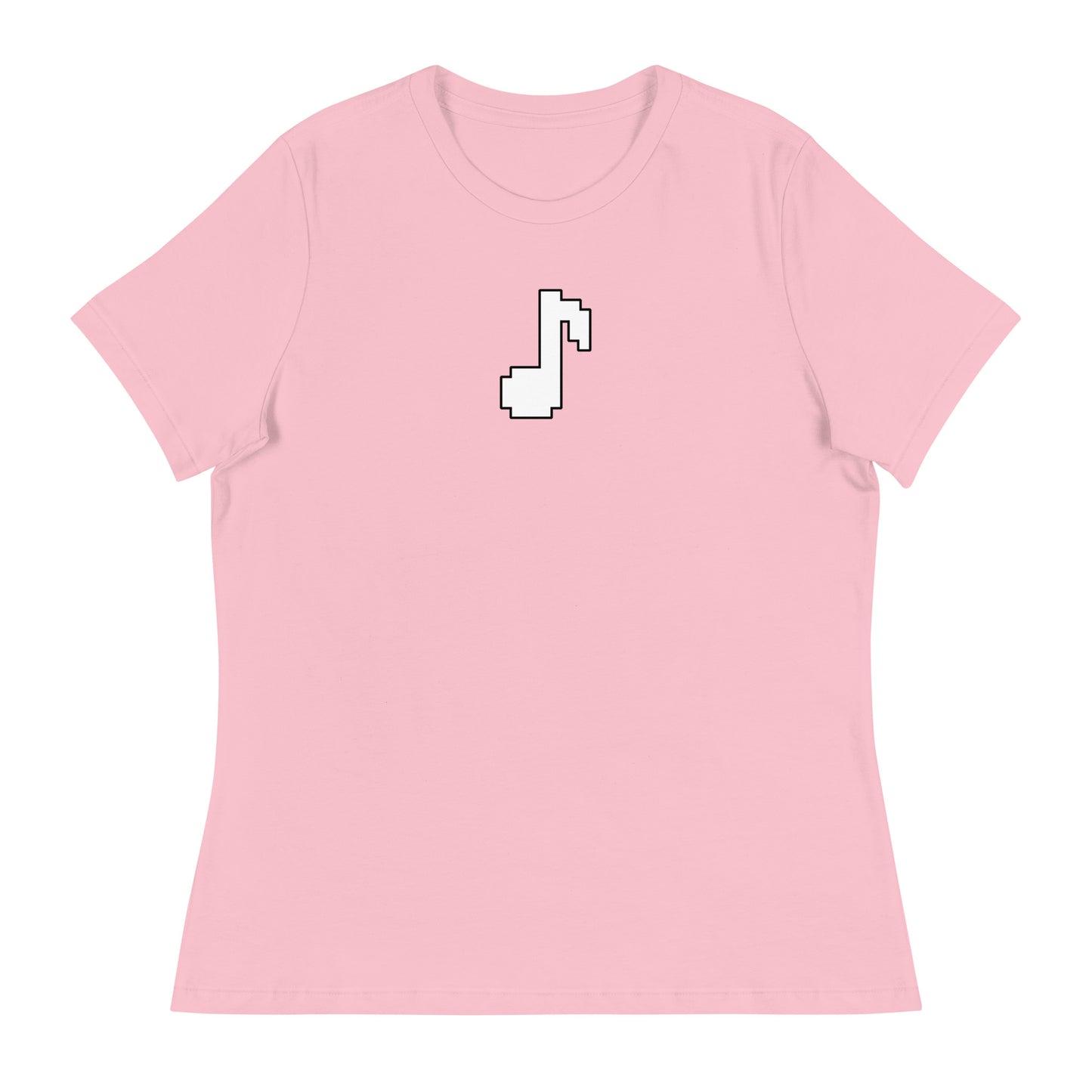 8bit note - Contoured, Relaxed T-Shirt (W)