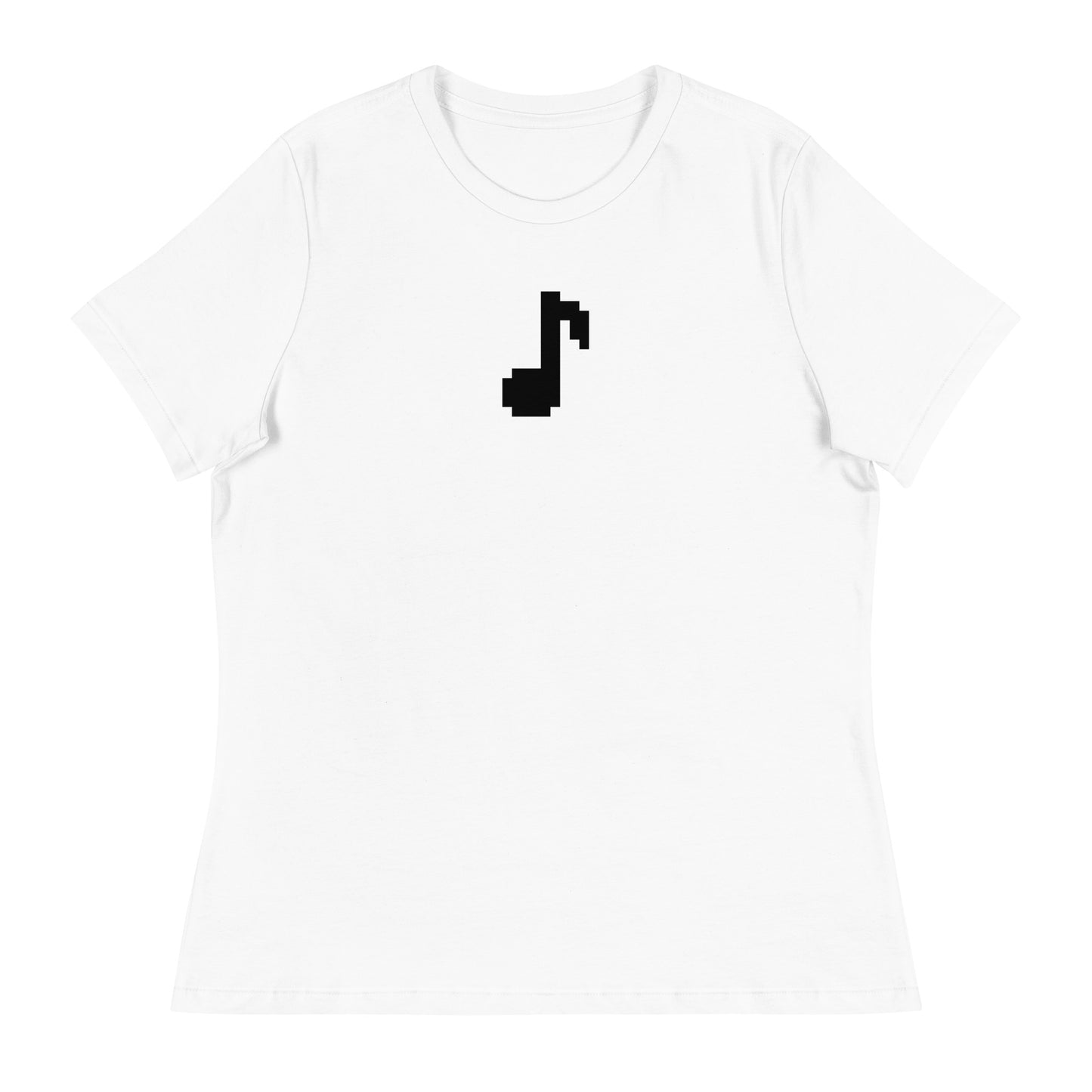 8bit note - Contoured, Relaxed T-Shirt (B)