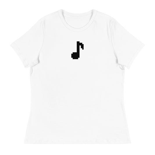 8bit note - Contoured, Relaxed T-Shirt (B)